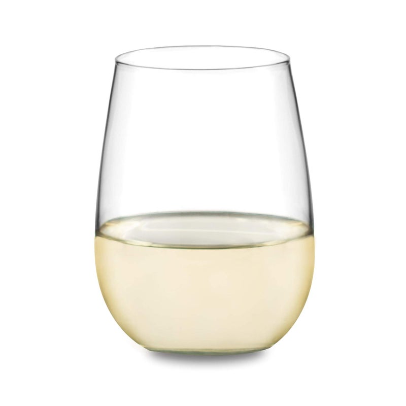 Libbey Vina Stemless White Wine Glasses, Set of 4 - Image 1